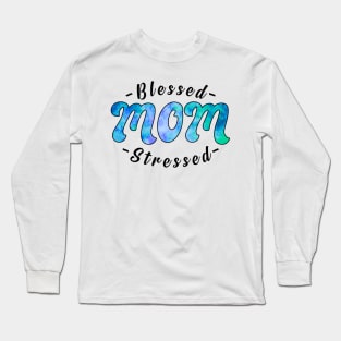 Mom: Blessed, Stressed Long Sleeve T-Shirt